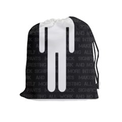 All Work And No Pants Makes Jack Significantly More Interesting Drawstring Pouch (xl) by WetdryvacsLair