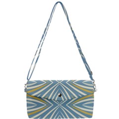 Folk Flowers Print Floral Pattern Ethnic Art Removable Strap Clutch Bag by Eskimos