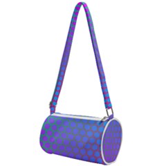 Hex Circle Points Vaporwave One Mini Cylinder Bag by WetdryvacsLair