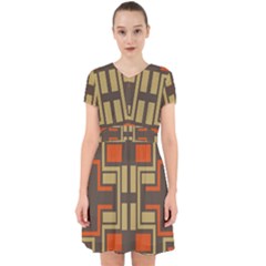 Abstract Geometric Design    Adorable In Chiffon Dress by Eskimos