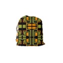 Abstract geometric design    Drawstring Pouch (Small) View2