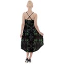 Folk flowers floral art print Flowers abstract art  High-Low Halter Chiffon Dress  View2