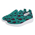 Leaves On Adorable Peaceful Captivating Shimmering Colors Women s Slip On Sneakers View2