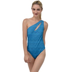 Sea Waves To One Side Swimsuit by Sparkle