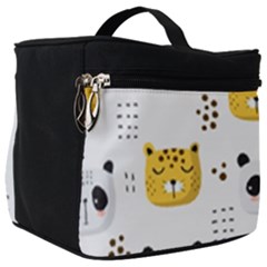 Seamless Pattern Cute Animals Make Up Travel Bag (big) by Jancukart