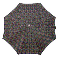 Seamless Prismatic Geometric Pattern With Background Straight Umbrellas by Jancukart