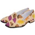 Seamless Verson Of Fal Pattern Women s Classic Loafer Heels View2