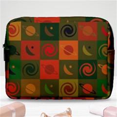 Space Pattern Multicolour Make Up Pouch (large) by Jancukart