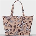 Vintage-drawn-insect-seamless-pattern Back Pocket Shoulder Bag  View1