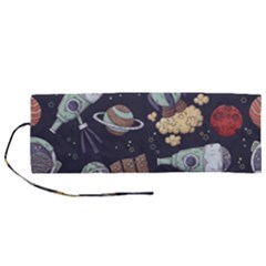 Hand-drawn-pattern-space-elements-collection Roll Up Canvas Pencil Holder (m) by Jancukart
