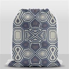 Abstract Pattern Geometric Backgrounds Drawstring Bag (small) by Eskimos