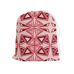 Abstract Pattern Geometric Backgrounds  Drawstring Pouch (xl) by Eskimos