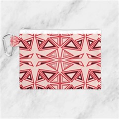 Abstract Pattern Geometric Backgrounds  Canvas Cosmetic Bag (medium) by Eskimos