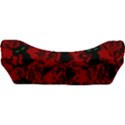Halloween Goth Cat Pattern in Blood Red Car Seat Velour Cushion  View3