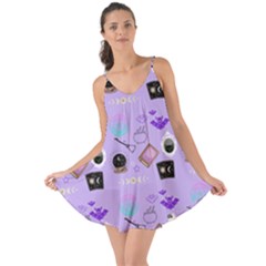 Pale Purple Goth Love The Sun Cover Up by NerdySparkleGoth