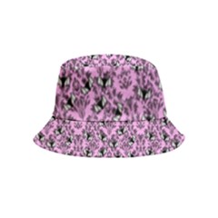 Pink Bat Inside Out Bucket Hat (kids) by NerdySparkleGoth