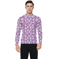 Pink Ghost Men s Long Sleeve Rash Guard by NerdySparkleGoth