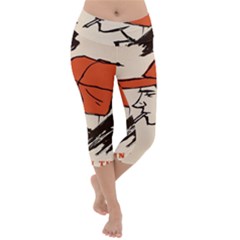 Catcher In The Rye Lightweight Velour Capri Yoga Leggings by artworkshop
