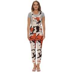 Catcher In The Rye Women s Pinafore Overalls Jumpsuit by artworkshop