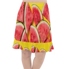 Watermelon Fishtail Chiffon Skirt by artworkshop