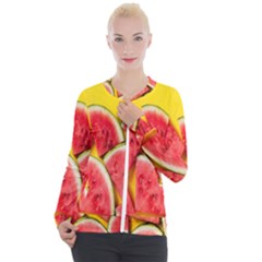 Watermelon Casual Zip Up Jacket by artworkshop