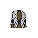 Abstract pattern geometric backgrounds  Drawstring Pouch (Small) View2