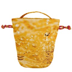 Water Drawstring Bucket Bag by artworkshop