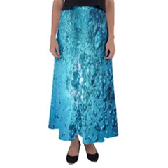 Bubbles Water Bub Flared Maxi Skirt by artworkshop