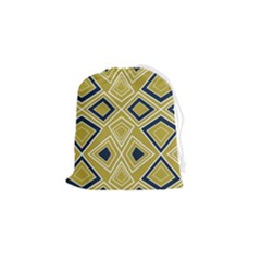 Abstract Pattern Geometric Backgrounds   Drawstring Pouch (small) by Eskimos