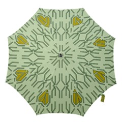 Abstract Pattern Geometric Backgrounds Hook Handle Umbrellas (small) by Eskimos