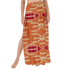 Abstract Pattern Geometric Backgrounds  Maxi Chiffon Tie-up Sarong by Eskimos