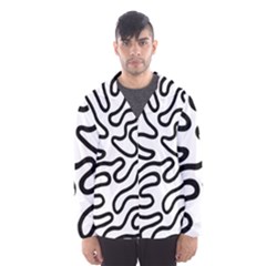 Patern Vector Men s Hooded Windbreaker by nate14shop