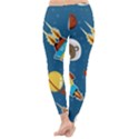 Seamless-pattern-vector-with-spacecraft-funny-animals-astronaut Classic Winter Leggings View4