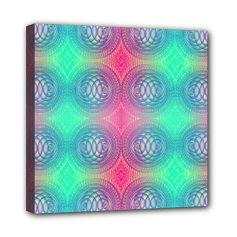 Infinity Circles Mini Canvas 8  X 8  (stretched) by Thespacecampers