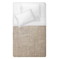 Textile Jute Brown Duvet Cover (single Size) by artworkshop