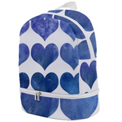 Valentin Heart  Love Zip Bottom Backpack by artworkshop