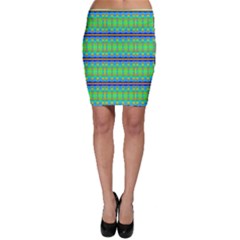 Catching Fractals Bodycon Skirt by Thespacecampers