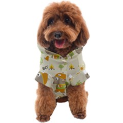 Seamless-pattern-vector-with-funny-boy-scout-scout-day-background Dog Coat by Jancukart