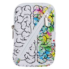 Brain-mind-psychology-idea-drawing Belt Pouch Bag (large) by Jancukart