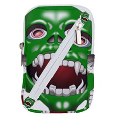Monster-mask-alien-horror-devil Belt Pouch Bag (small) by Jancukart