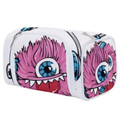 Monster-headphones-headset-listen Toiletries Pouch by Jancukart