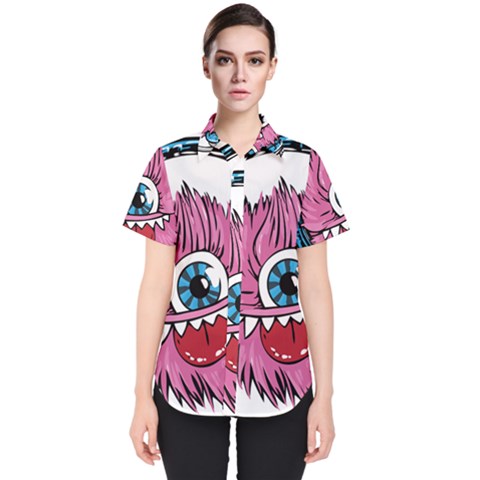 Monster-headphones-headset-listen Women s Short Sleeve Shirt by Jancukart