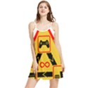 Gamer-geek-video-game-sign-fan Summer Frill Dress View1
