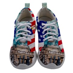 Statue Of Liberty Independence Day Poster Art Athletic Shoes by Jancukart