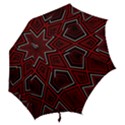 Abstract pattern geometric backgrounds Hook Handle Umbrellas (Large) View2