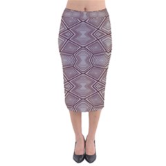 Abstract Pattern Geometric Backgrounds Velvet Midi Pencil Skirt by Eskimos