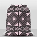Abstract pattern geometric backgrounds Drawstring Bag (Small) View2