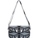 Abstract pattern geometric backgrounds   Removable Strap Clutch Bag View1