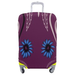 Folk Flowers Print Floral Pattern Ethnic Art Luggage Cover (medium) by Eskimos