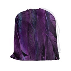Feather Drawstring Pouch (2xl) by artworkshop